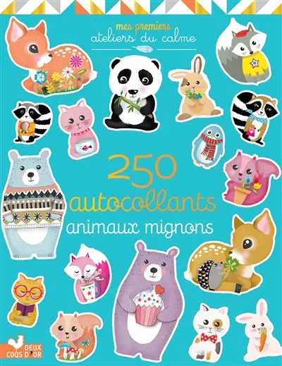 Animaux mignons : 250 autocollants