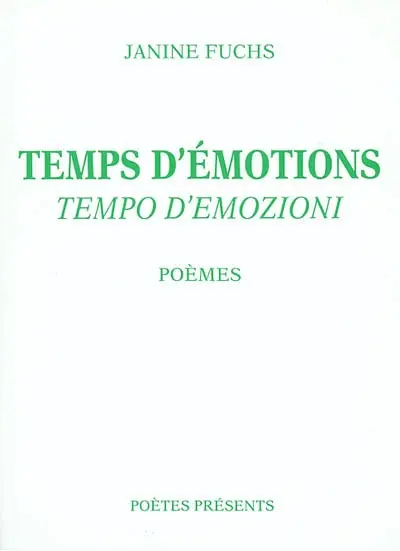 Temps d'émotions. Tempo d'emozioni