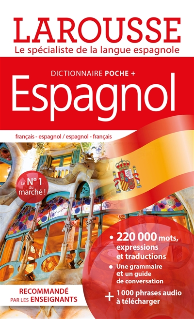 Espagnol : dictionnaire poche+ : français-espagnol, espagnol-français