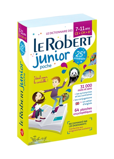 DICTIONNAIRE - Le Robert junior poche 7-11ans