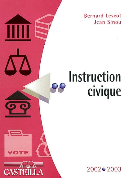 Aide-mémoire : instruction civique, 2002-2003 : les institutions françaises et européennes, la coopération internationale