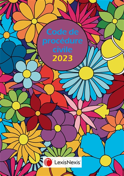 Code de procédure civile 2023 : jaquette flower power