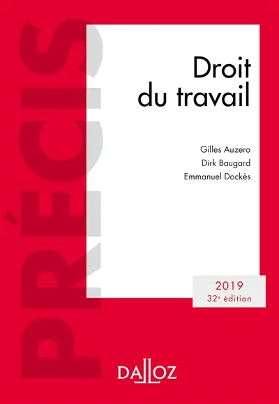 Droit du travail : 2019