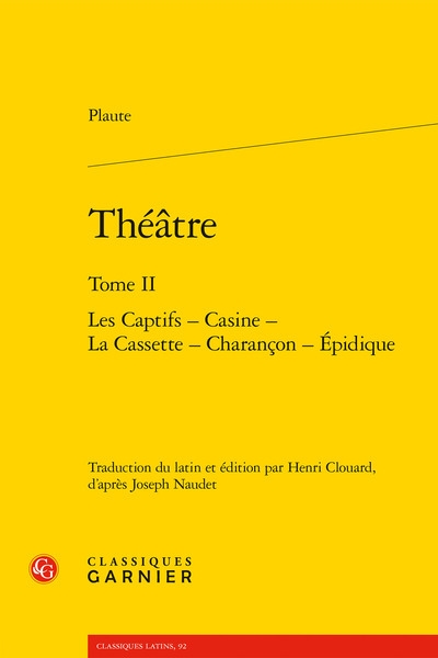 Théâtre. Vol. 2