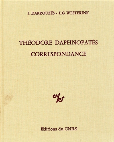 Théodore Daphnopatès : correspondance