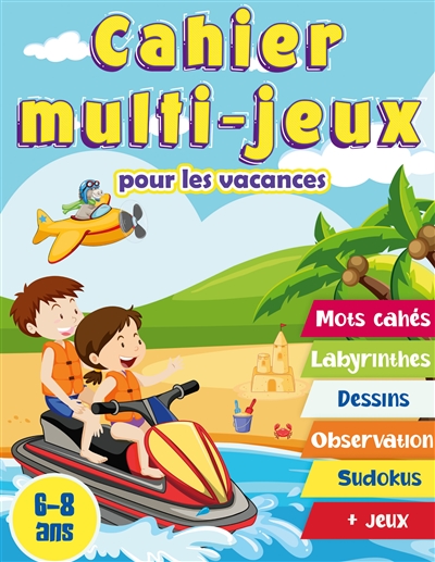 Cahier multi-jeux pour les...