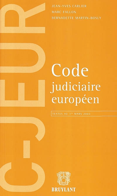 Code judiciaire européen