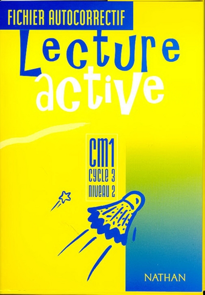 Lecture active CM1, cycle 3, niveau 2 : fichier autocorrectif