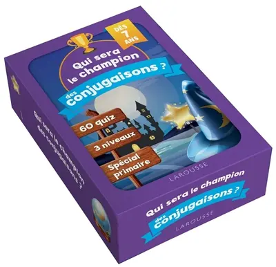 Qui sera le champion des conjugaisons ? : du CE1 au CM2, 6-10 ans