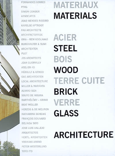 AMC, le moniteur architecture, hors série, n° 2008. Matériaux
