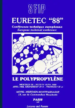 Le Polypropylène : polymérisation, modifications, transformation, applications