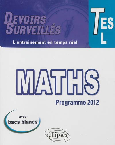 Mathématiques : terminales ES, L : programme 2012