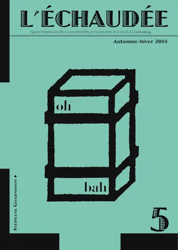 Echaudée (L'), n° 5