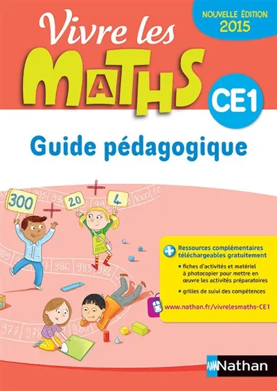 Vivre les maths, CE1 : guide pédagogique