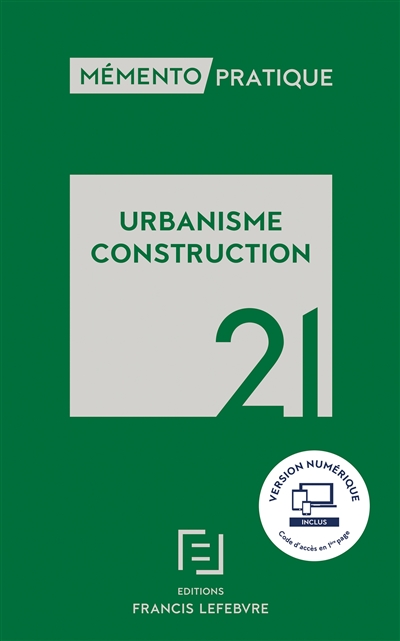 Urbanisme, construction 2021