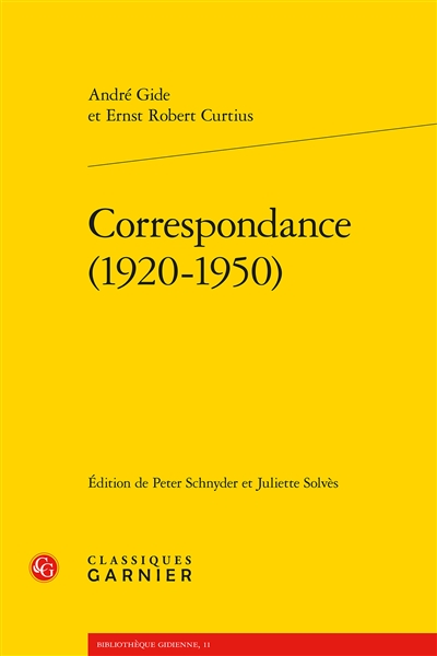 Correspondance : 1920-1950