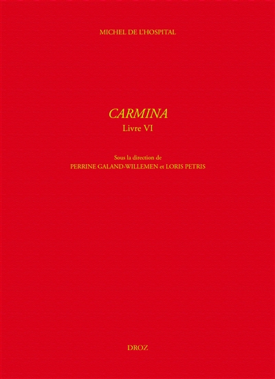 Carmina. Vol. 6