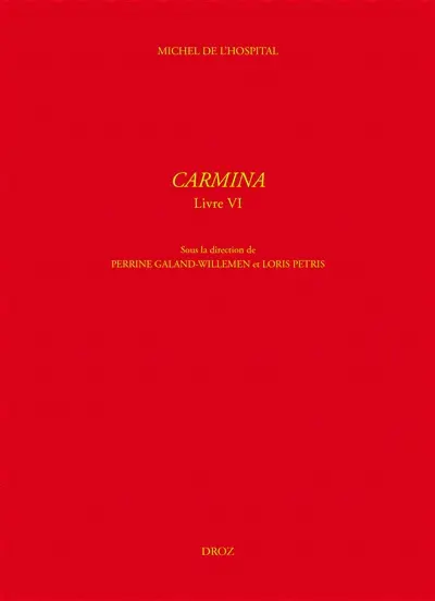 Carmina. Vol. 6