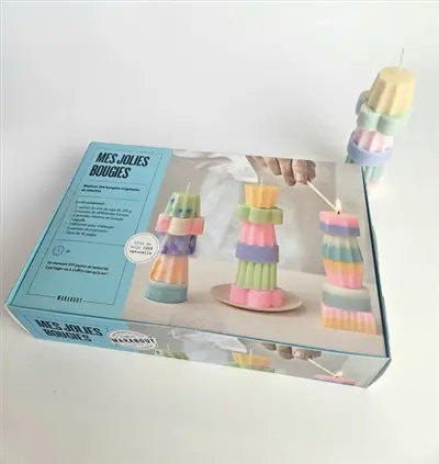 Mes jolies bougies : réalisez des bougies originales et colorées