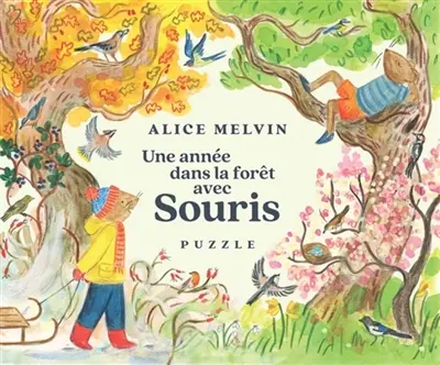 Une année dans la forêt avec Souris : puzzle