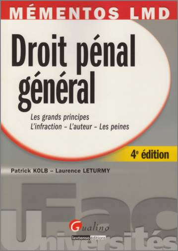 Droit pénal général : les...