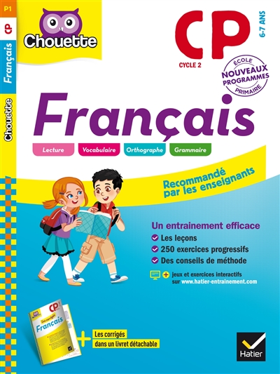 Français CP, cycle 2, 6-7 ans : nouveau programme