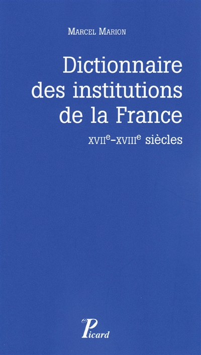 Dictionnaire des...