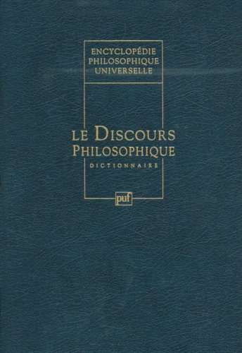 Le discours philosophique. Vol. 4