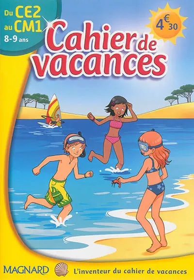 Cahier de vacances du CE2 au CM1, 8-9 ans