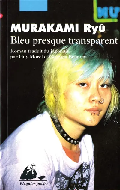 Bleu presque transparent