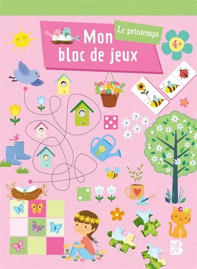 Le printemps : mon bloc de jeux