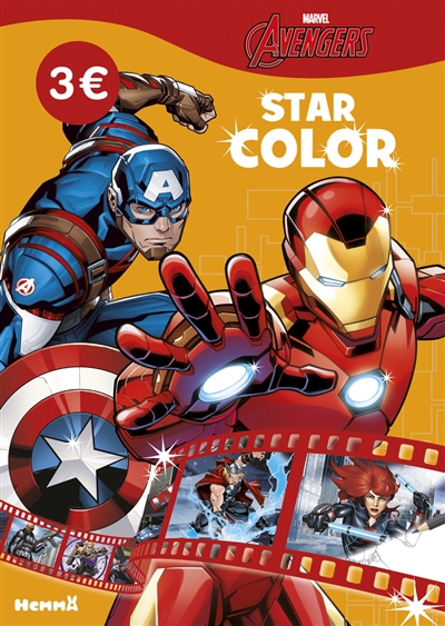 Vive le coloriage ! : Avengers : Captain Marvel et Captain America
