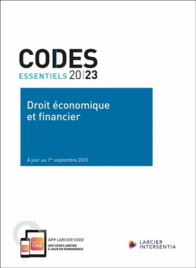 Droit économique et financier 2023