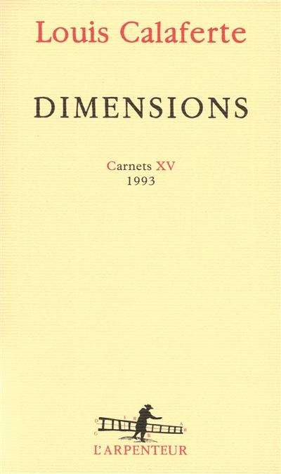 Carnets. Vol. 15. Dimension : 1993
