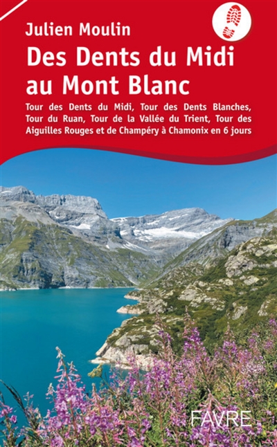 Des dents du Midi au mont Blanc : tour des dents du Midi, tour des dents blanches, tour du Ruan, tour de la vallée du Trient, tour des Aiguilles rouges et de Champéry à Chamonix en 6 jours