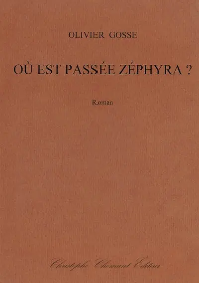 Où est passé Zéphyra ?