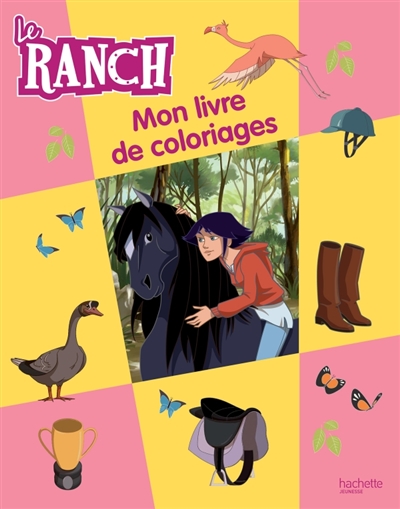 Le ranch : mon livre de coloriages