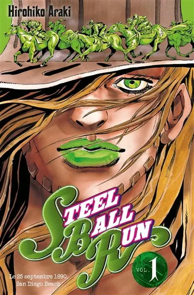 Steel ball run : Jojo's bizarre adventure. Vol. 1. Le 25 septembre 1890, San Diego Beach