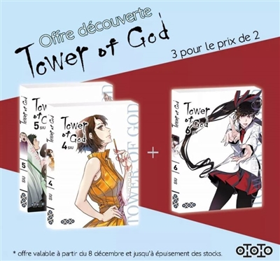 Tower of God : offre découverte : 3 pour le prix de 2