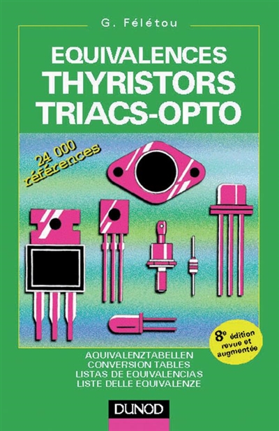 Equivalences thyristors triacs-opto