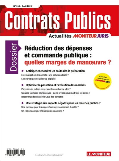 Contrats publics,...