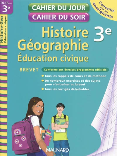 Histoire géographie, éducation civique 3e : brevet
