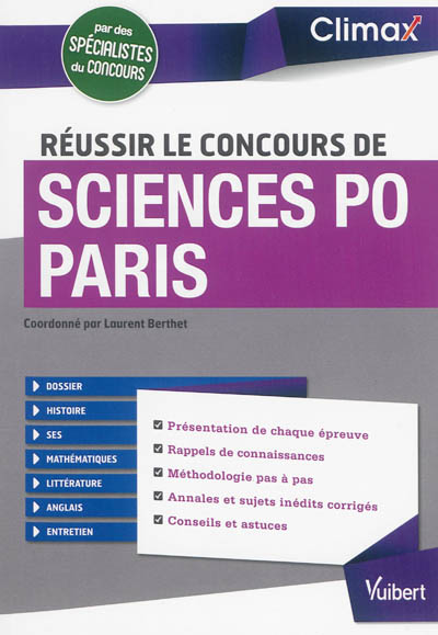 Réussir le concours de Sciences Po Paris