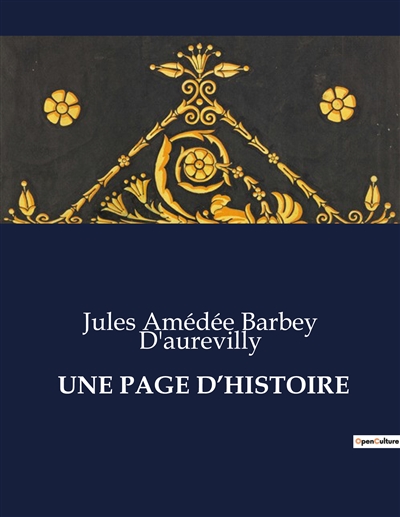 UNE PAGE D’HISTOIRE