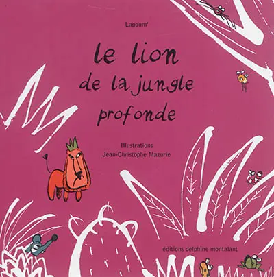 Le lion de la jungle profonde