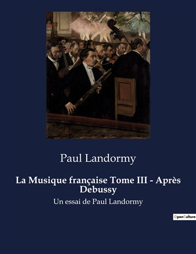 La Musique française Tome...