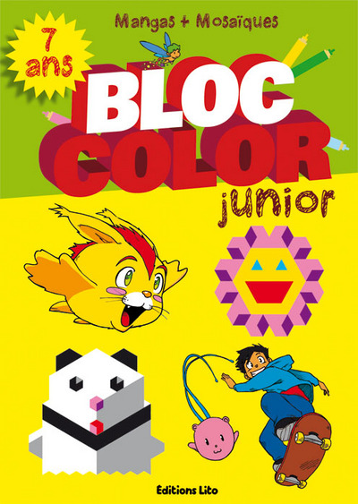 Bloc color junior : mangas + mosaïques