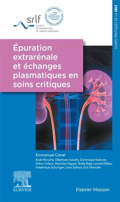 Manuel d'épuration extrarénale en réanimation