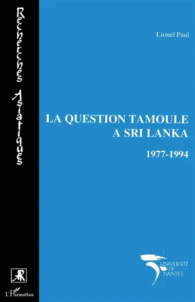 La question tamoule à Sri Lanka, 1977-1994