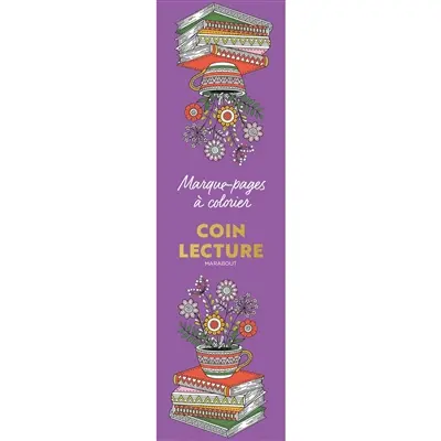 Coin lecture : Marque-pages à colorier
